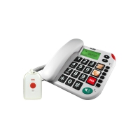 Maxcom KXT481 White, big button telefoon met SOS knop en fototoetsen