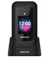 Maxcom MM827 4G VoLTE klaptelefoon Zwart