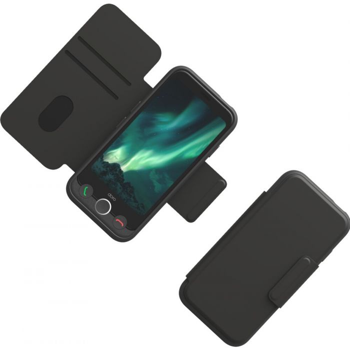 Doro Aurora A10 zwart Walletcase